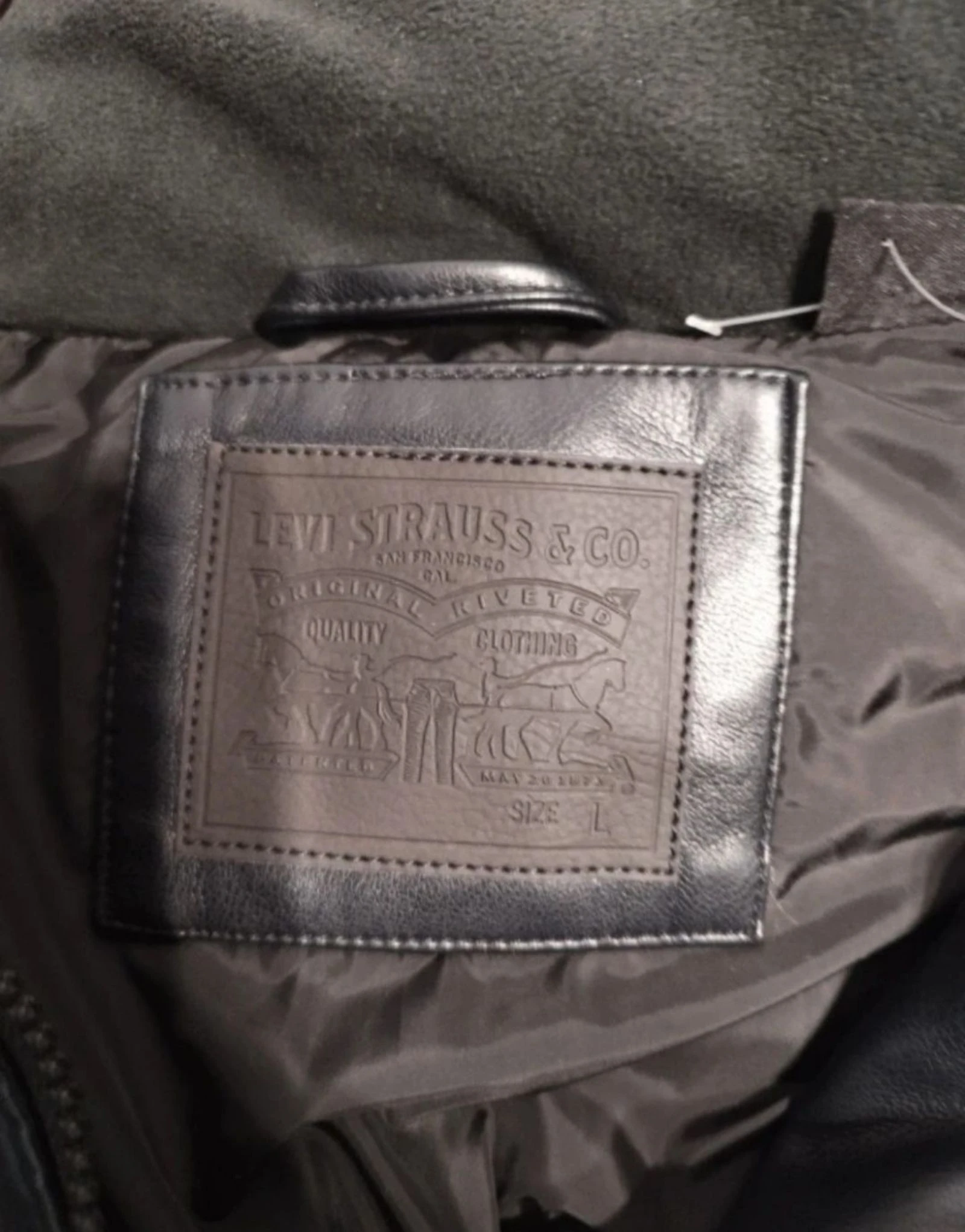 Zwarte Levi's unisex jas maat L – photo 4